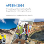 First Asia Pacific Slope Stability in Mining Conference, Brisbane September 2016